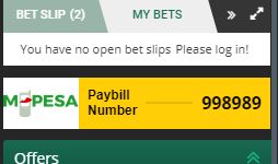 Betwinner kenya mpesa paybill