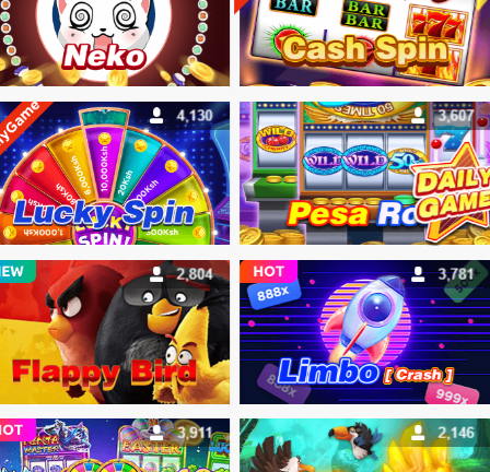 Games on Pesaclub