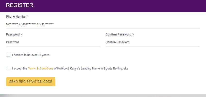 Register for around 5000KSh:Kwikbet added bonus Mar 2024