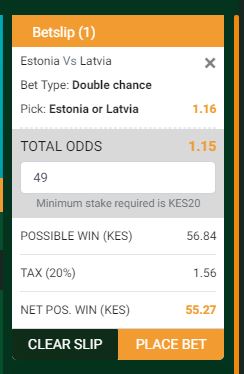 a scorepesa bet slip