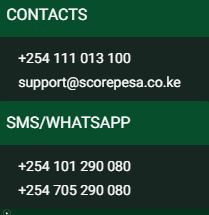 scorepesa contacts