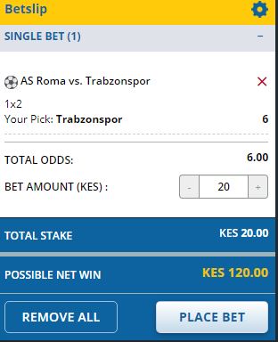 bet slip