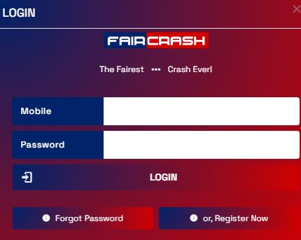 Fair crash log in