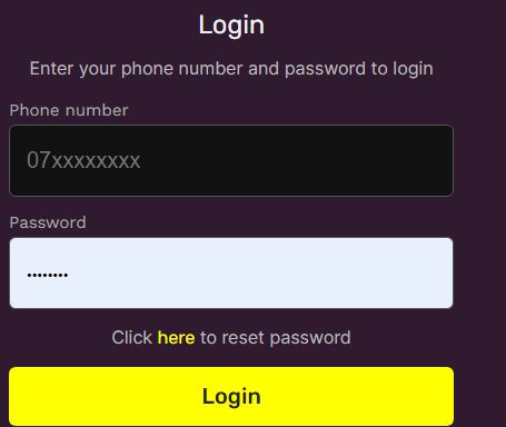 Login to chezagame