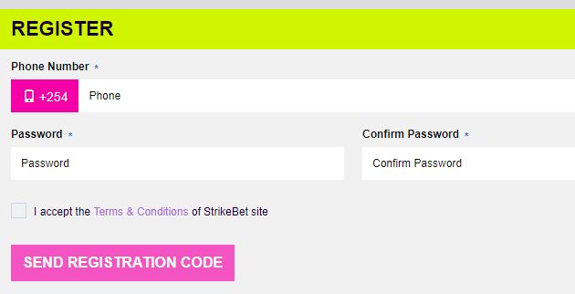Register strikebet