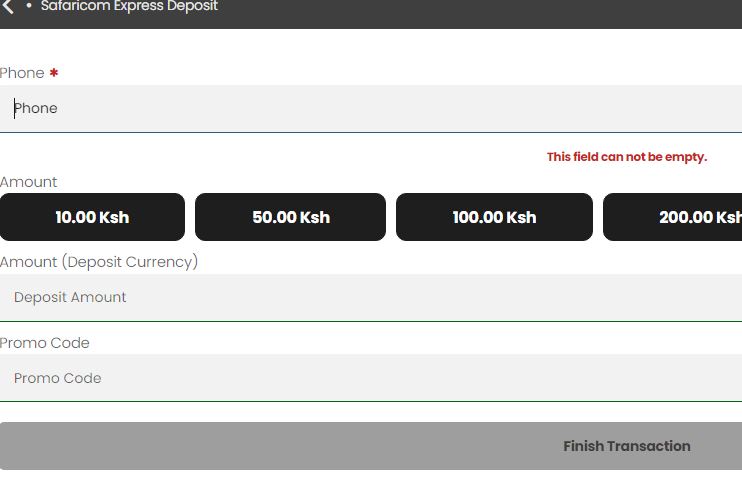 Straika bet deposit