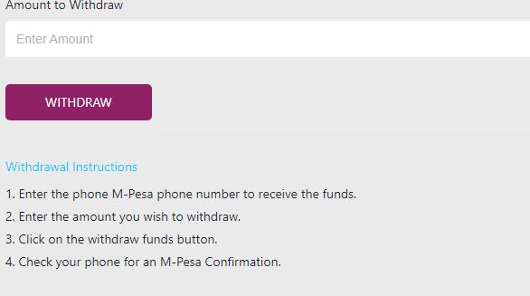 Withdraw bethipo